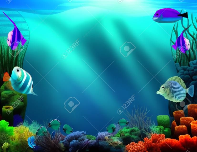 Sea life background
