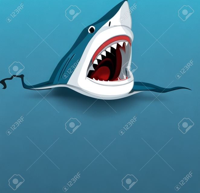 Shark cartoon