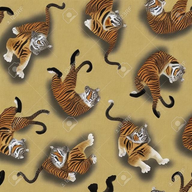 wzór tygrysa