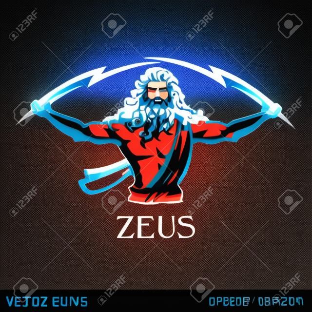 Zeus ilustração vetorial