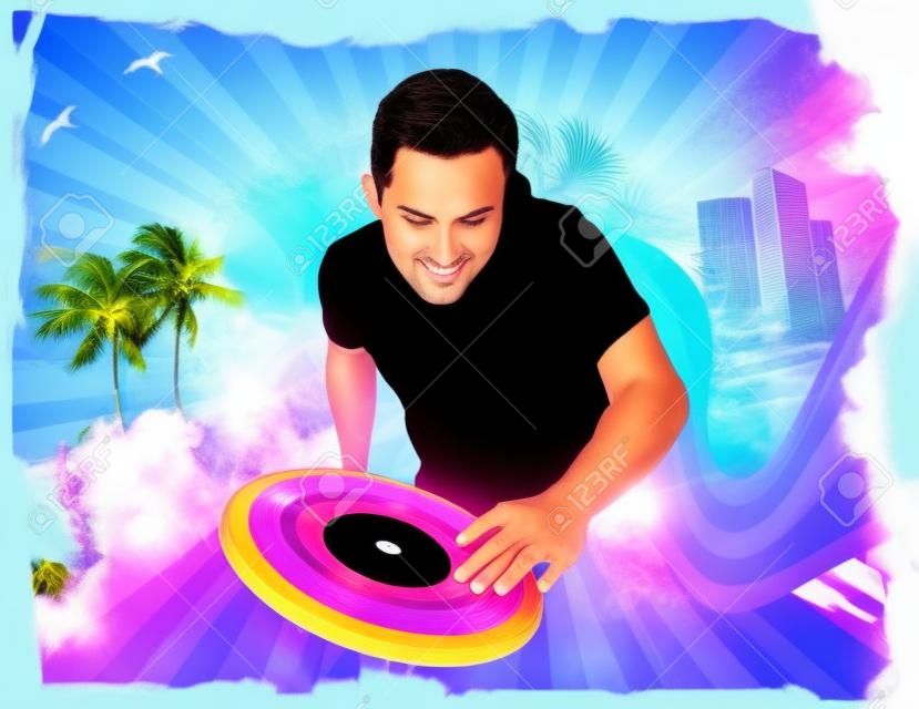 여름 해변 파티 DJ 믹싱