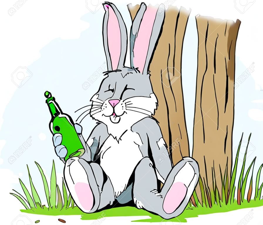 飲酒ウサギ