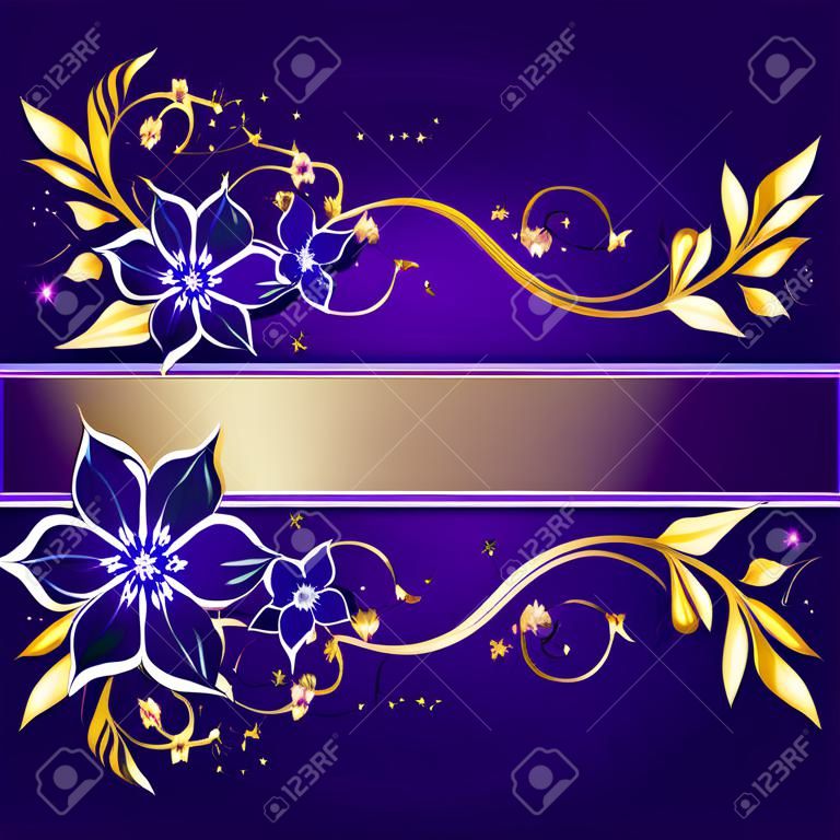 nightly floral banner