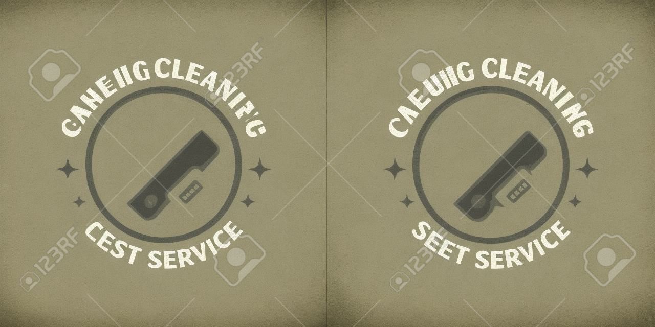 Cleaning Service Vector Vintage icons