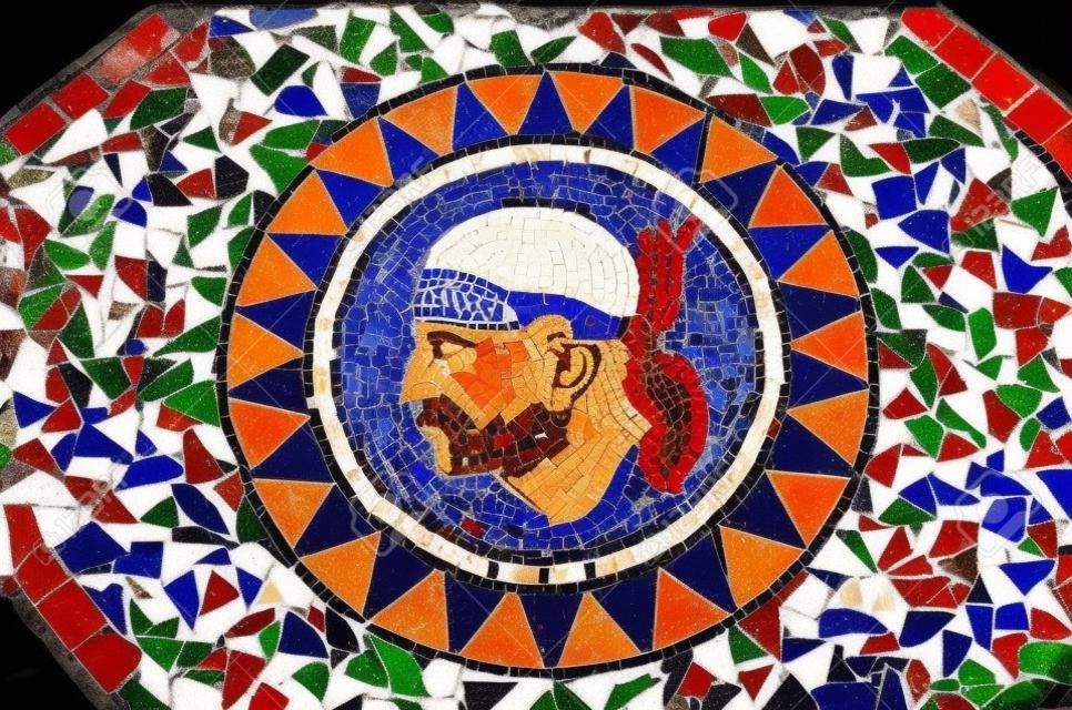 Korsische Flagge Mosaik