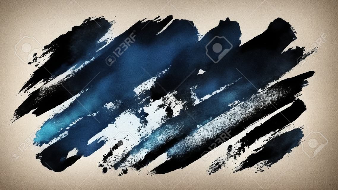 Abstract animation of ink masks by brush. Animation. Ink Brush Stroke Set. Perfect for motion graphics, digital composition