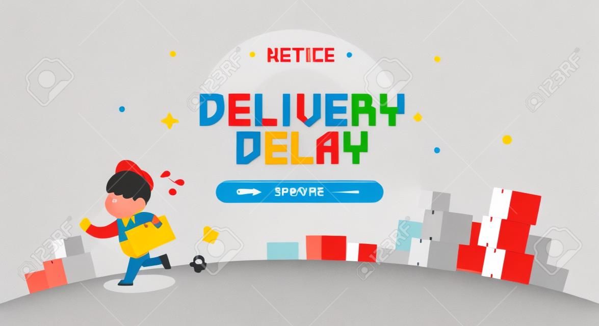 Shopping delivery pop-up illustration