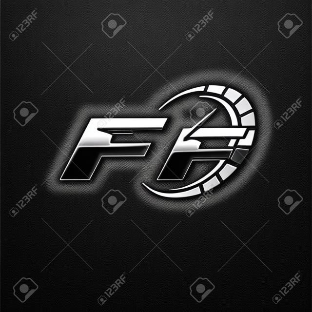 GM Logo Initial Monogram With Speed Meter Style Design In Black Background.  Racing Speed Logo Letter, Speedometer Monogram Design. Royalty Free SVG,  Cliparts, Vectors, and Stock Illustration. Image 179078981.