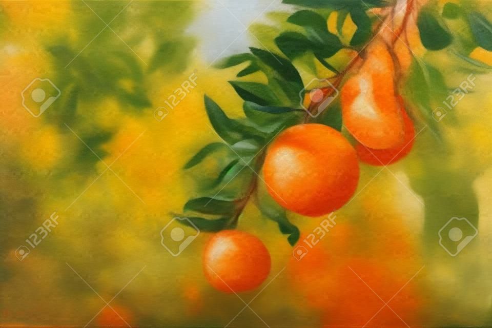 Árvore laranja