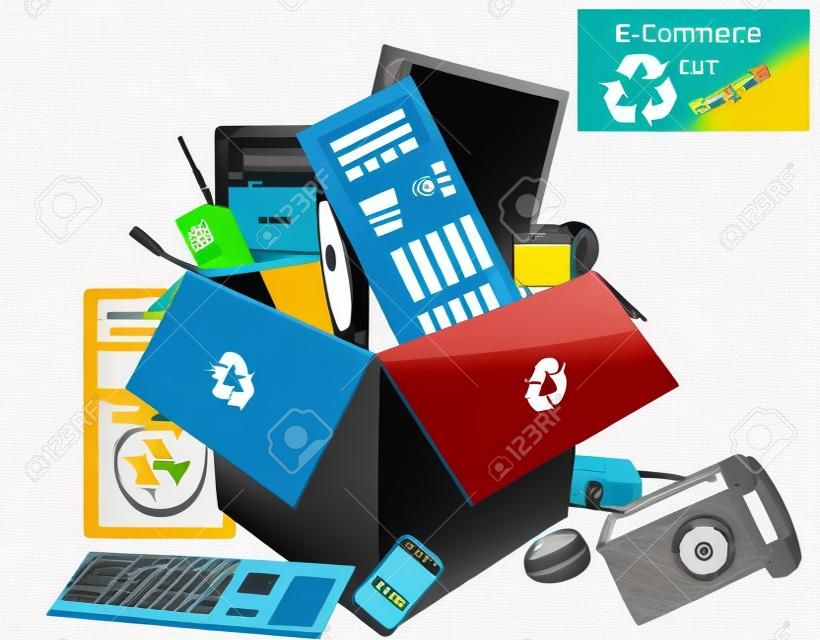 E-commerce recycling dump for electronics, computers and more.