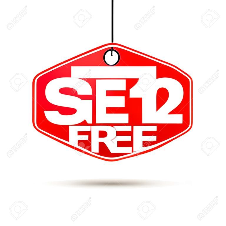 Acquista 2 prendi 1 gratis, modello di progettazione banner di vendita, tag sconto, icona app, illustrazione vettoriale