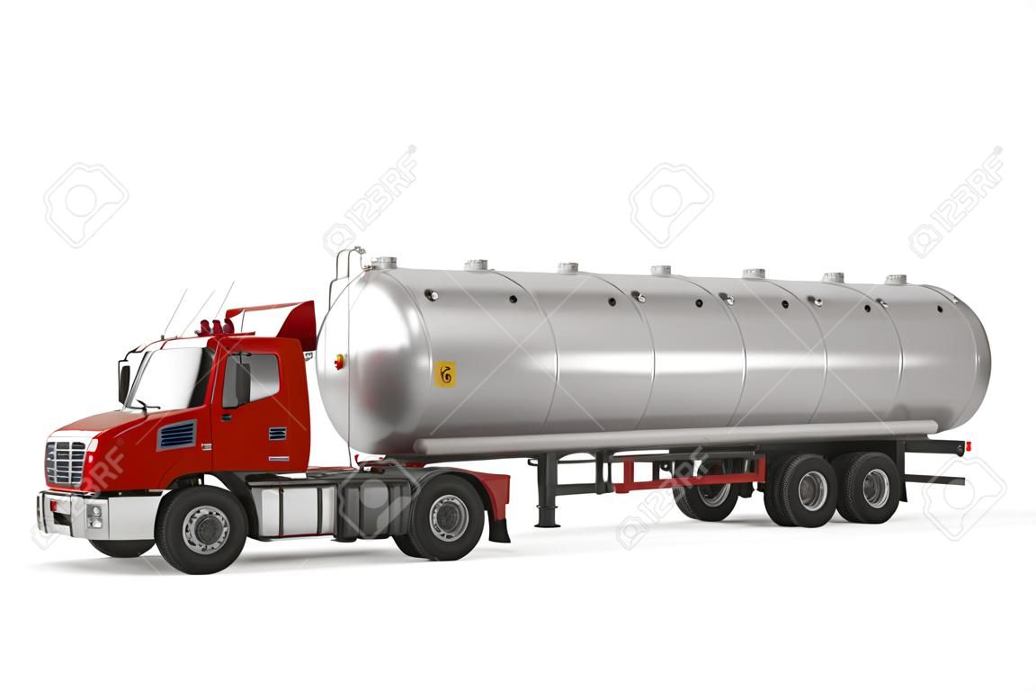 Combustible camión cisterna de gas aisladas