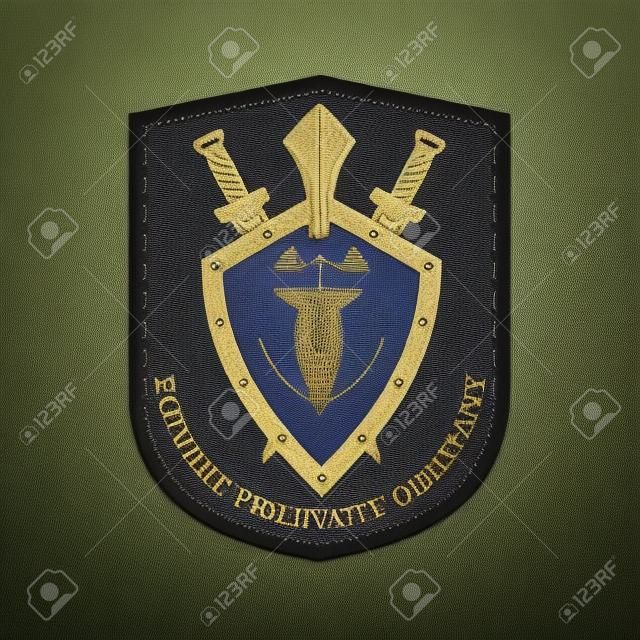 Label van de particuliere militaire groep
