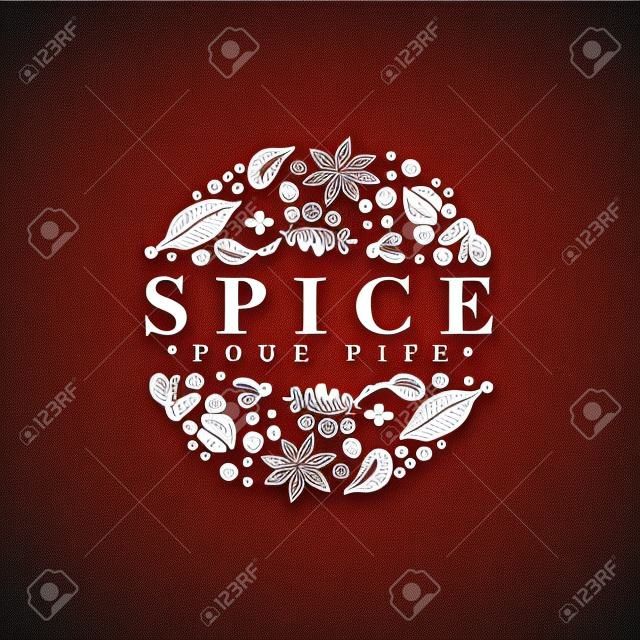 Spice Logo Type vector template