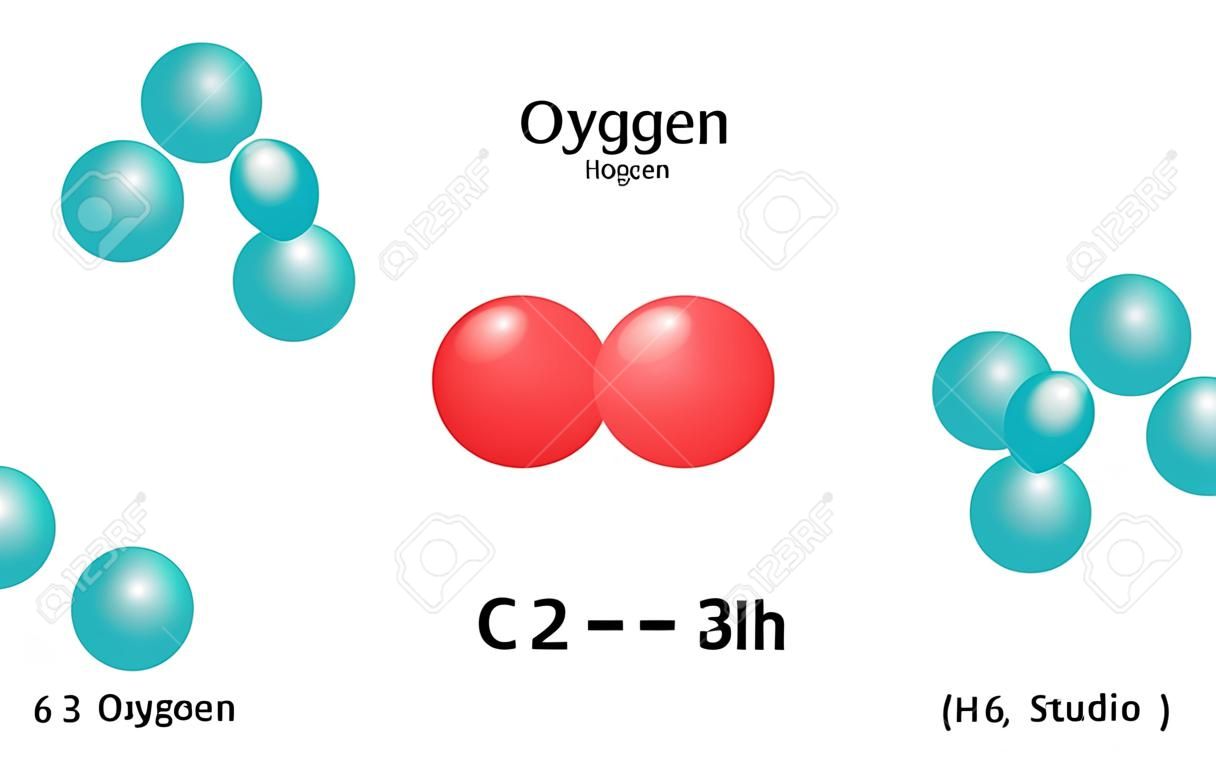 reacción química. Nuevos compuestos (molécula de agua) se forman como resultado de la reordenación de átomos de oxígeno y de hidrógeno