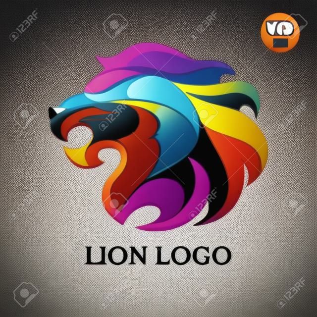 矢量狮子头标志为您设计