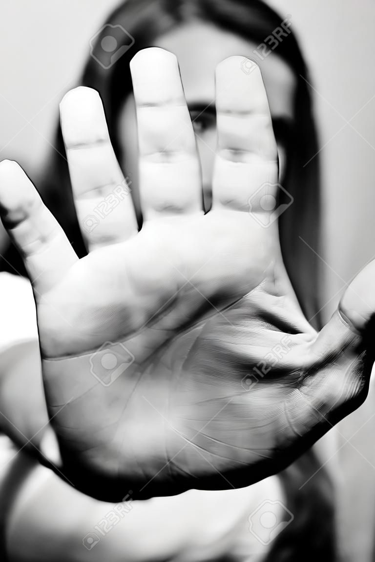 hand palm, herromancy, black and white photography
