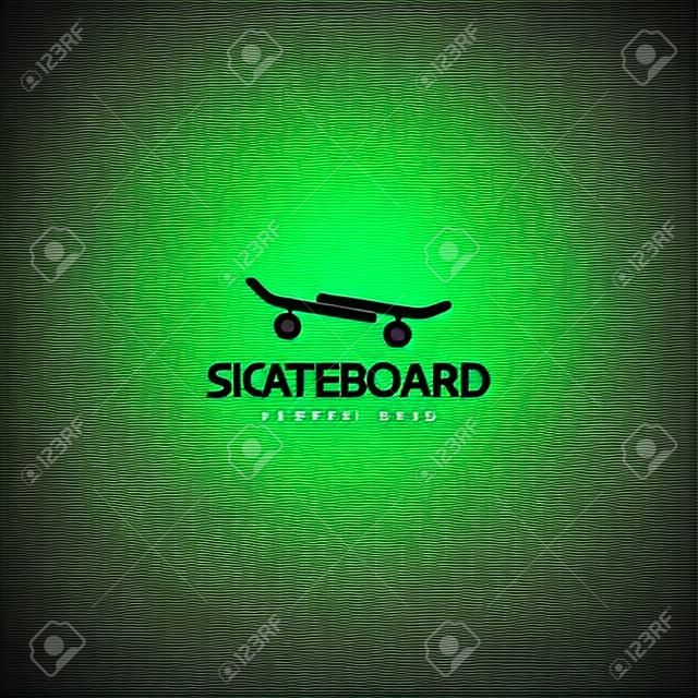 Skateboard Logo Design Icona vettore