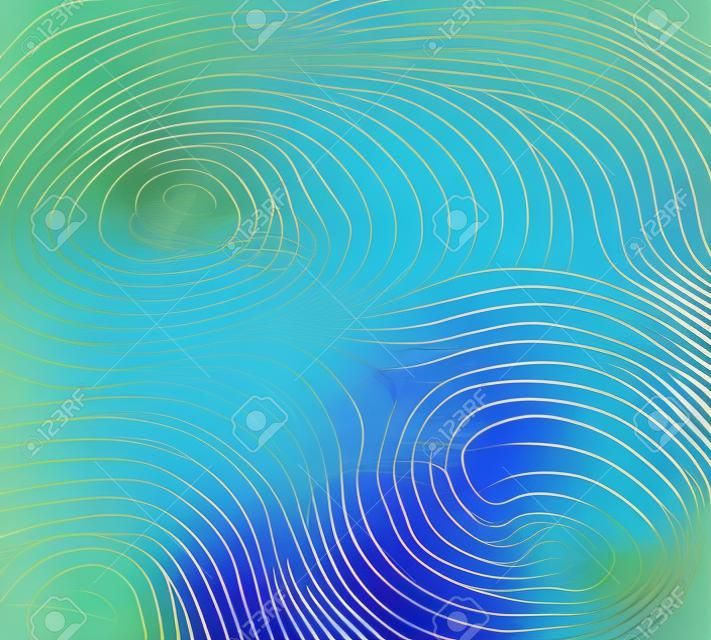 放射状の水の波紋と抽象的な背景