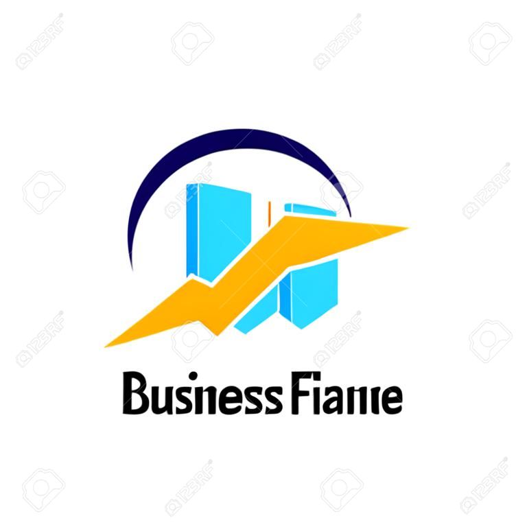 Logo-Designvorlage für Geschäftsfinanzierung und Marketing