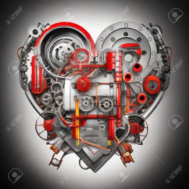 Технически механическое сердце на тяжелую работу