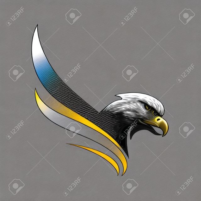 Eagle logo afbeeldingen illustratie ontwerp