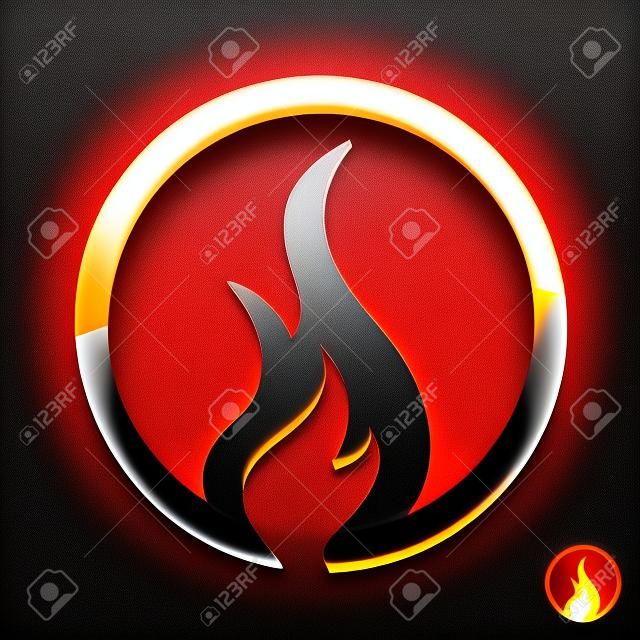 feu, l'icône de flamme