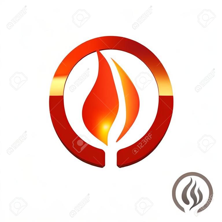 ogień, płomień ikona