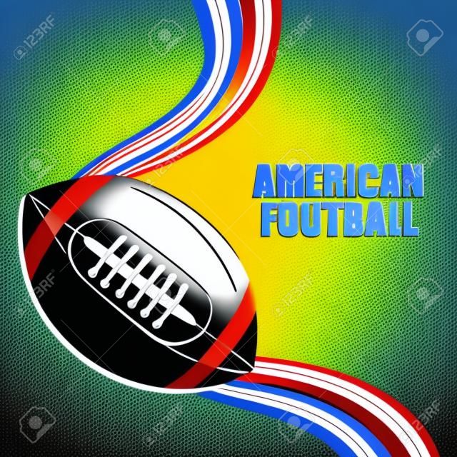 American football design, vector illustration 