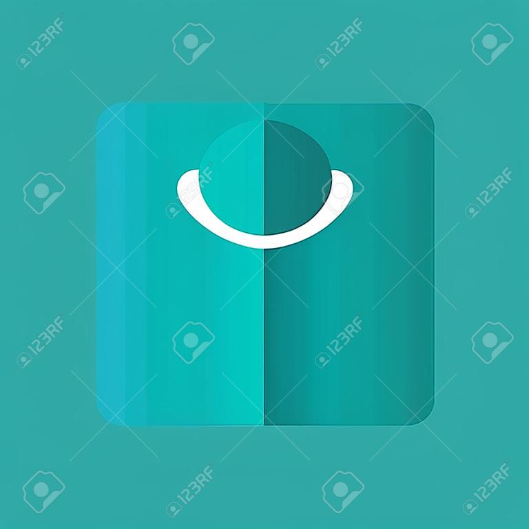 Person concept represented by abstract Pictogram icon over flat and isolated background