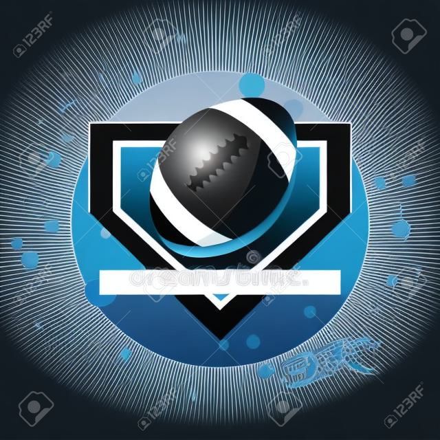 ball sport emblem banner vector illustration design