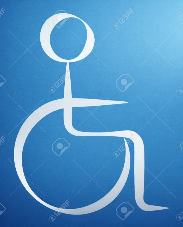 Disabled Person Symbolic Represantation