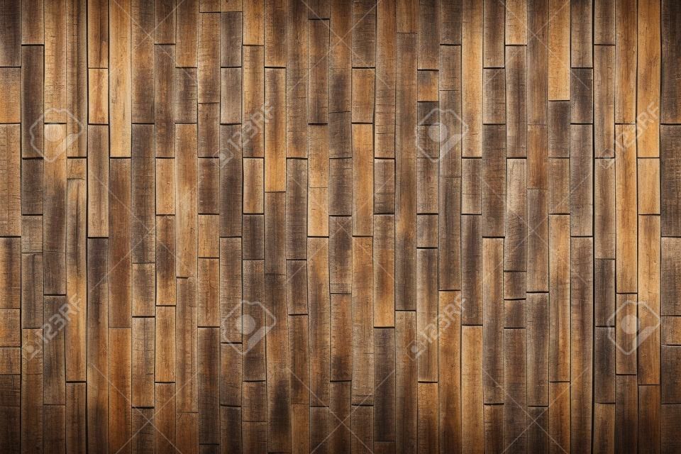 paneles de pared de textura de madera rústica, mosaico de tablones como fondo