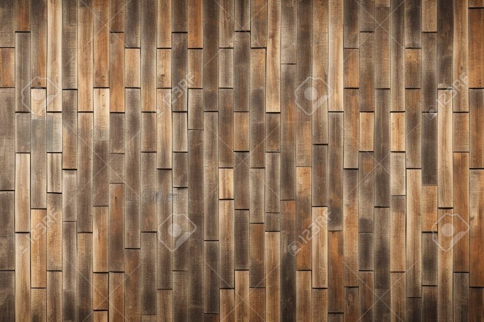 rustikale Holzwandpaneele, Plankenmosaik als Hintergrund