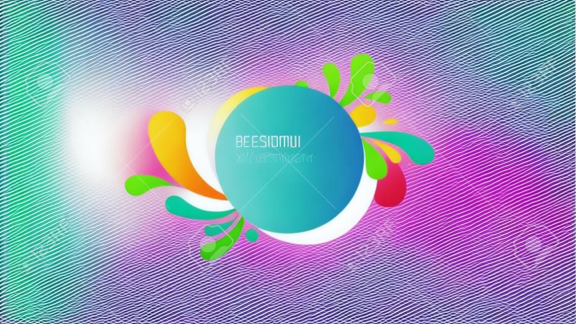 Vector of modern colorful abstract background