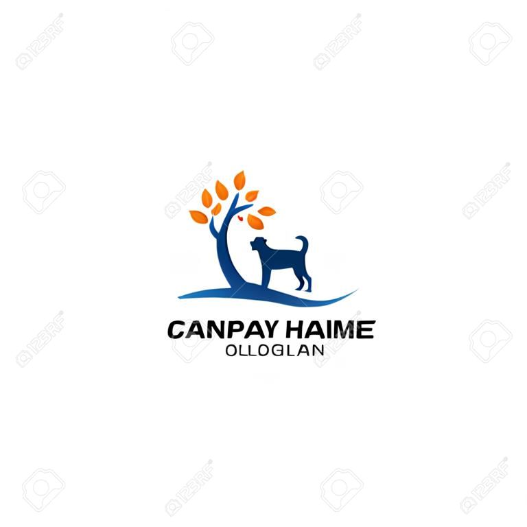 simple veterinary logo design template