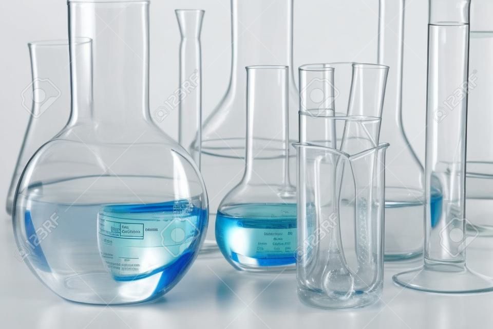 glaswerk voor chemisch laboratorium