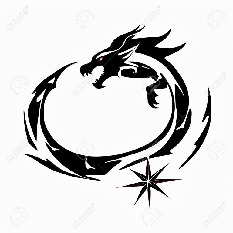 Ouroboros, Black Dragon Eating własny ogon