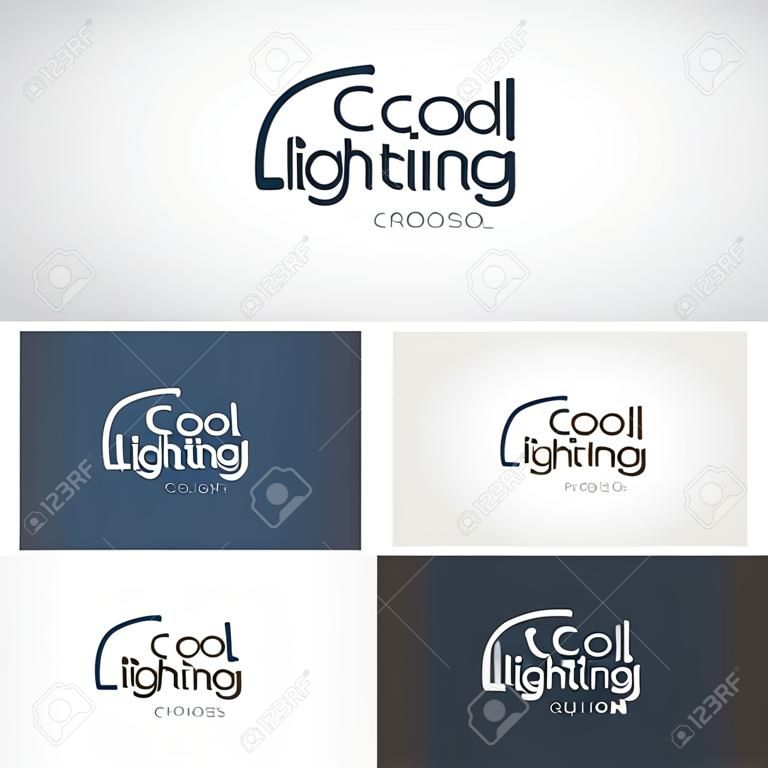 Cooles Beleuchtungslogodesign mit Straßenlaterne für Beleuchtungshersteller oder -firmen