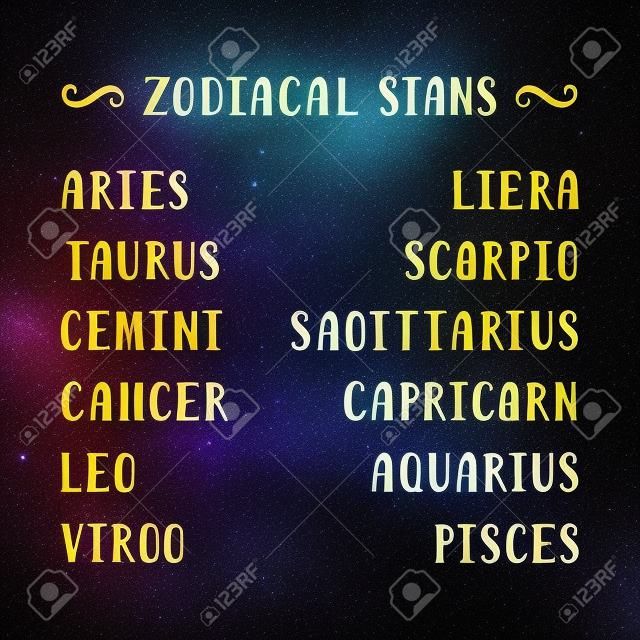 signes de zodiaque signes