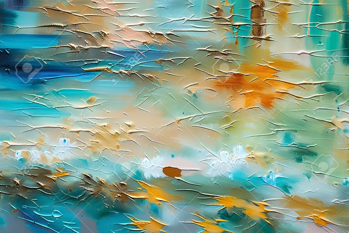 huile abstraite texture de la peinture sur toile