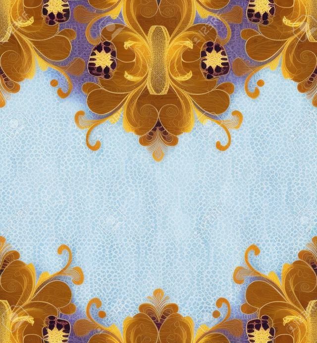 Abstract royal floral pattern image illustration