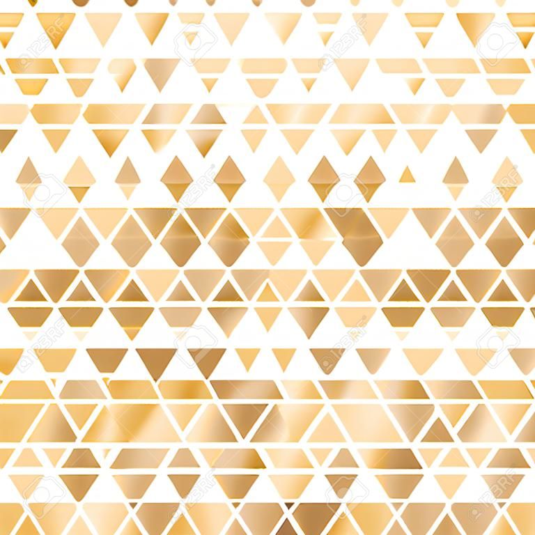 Abstract geometric pattern. background. White and gold halftone. Graphic modern pattern. Simple lattice graphic design
