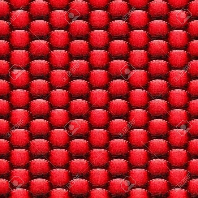 Seamless red wave dragon fish scales pattern