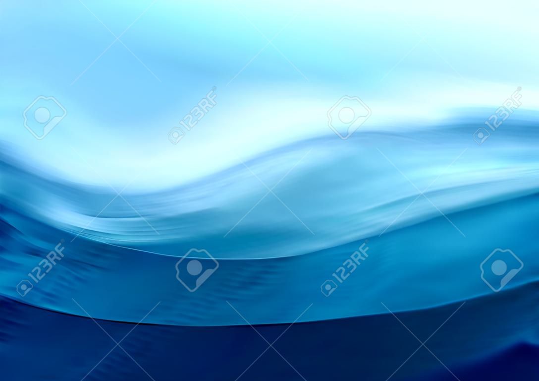 美麗的藍色綢緞。窗簾背景，網格矢量插圖