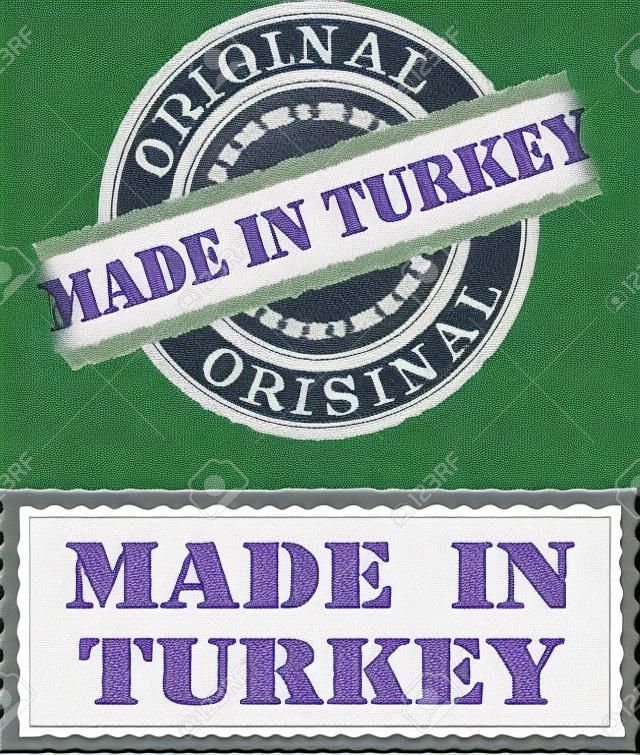 made in turkey stamp
