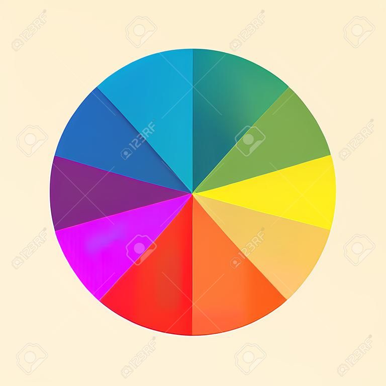 Color wheel guide
