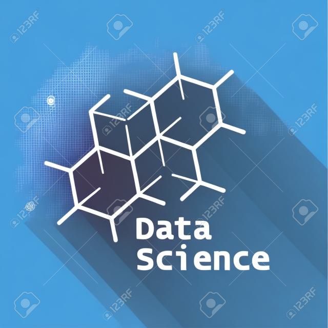 Data Science Logo Icon Design Vector
