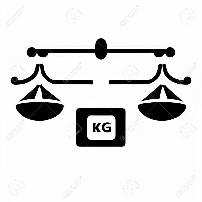 Scales on an isolated transparent background. Vector scales. The concept is a symbol of justice. Eps 10.