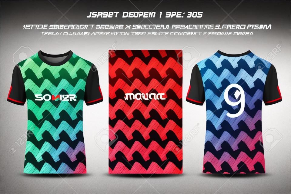 Premium Vector  Soccer jersey design for sublimation sport t shirt design